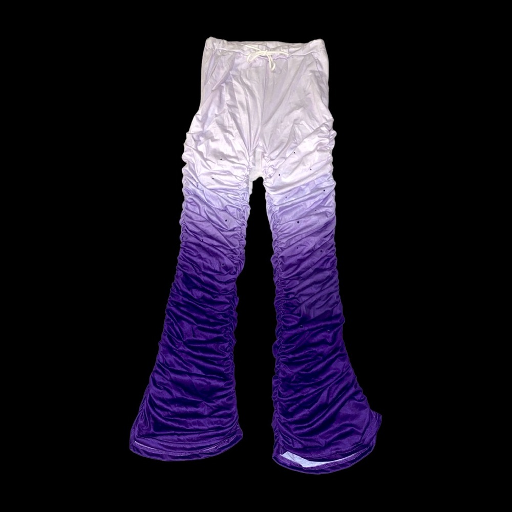 Purple Ombré Stacktober Pants